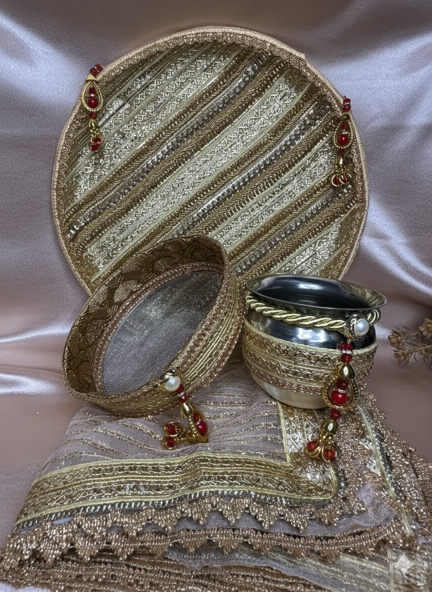 Royal Karva Chauth Pooja Thali Set